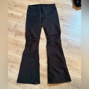 L1TA Black Flared Snow Pants